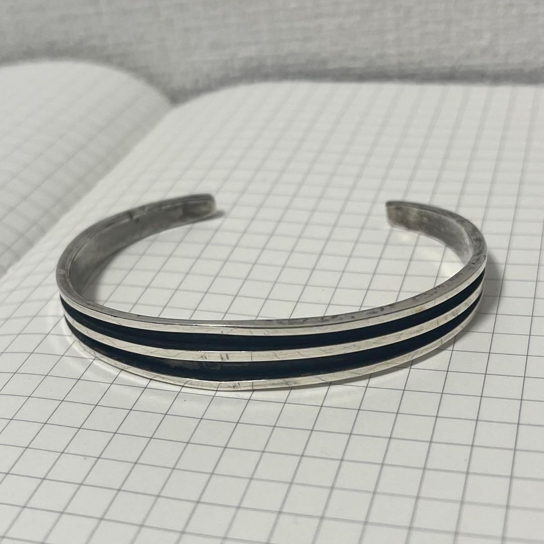 TOM HAWK シルバーバングル 925 STERLING 3ライン ナバホ