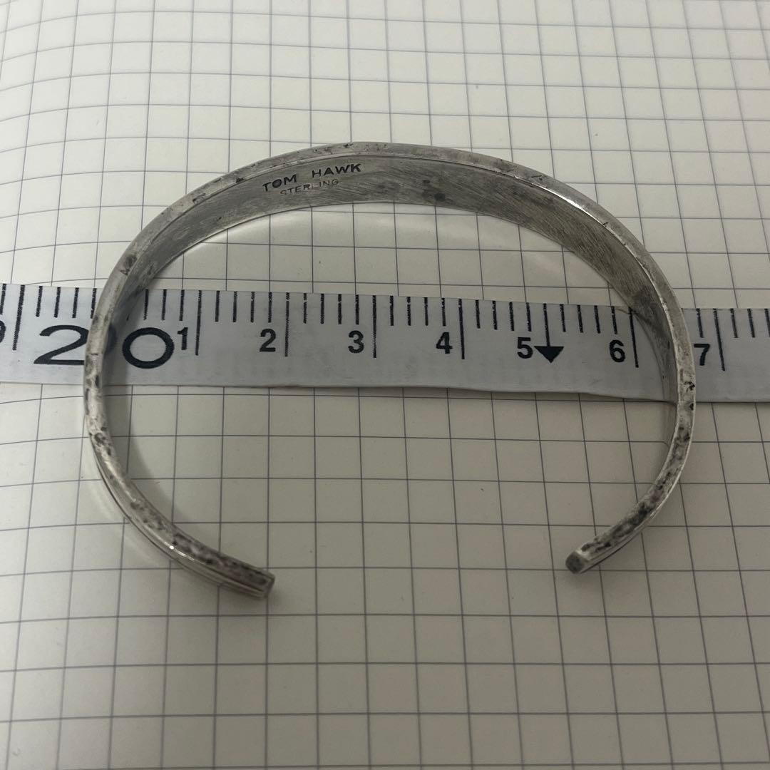 TOM HAWK シルバーバングル 925 STERLING 3ライン ナバホ