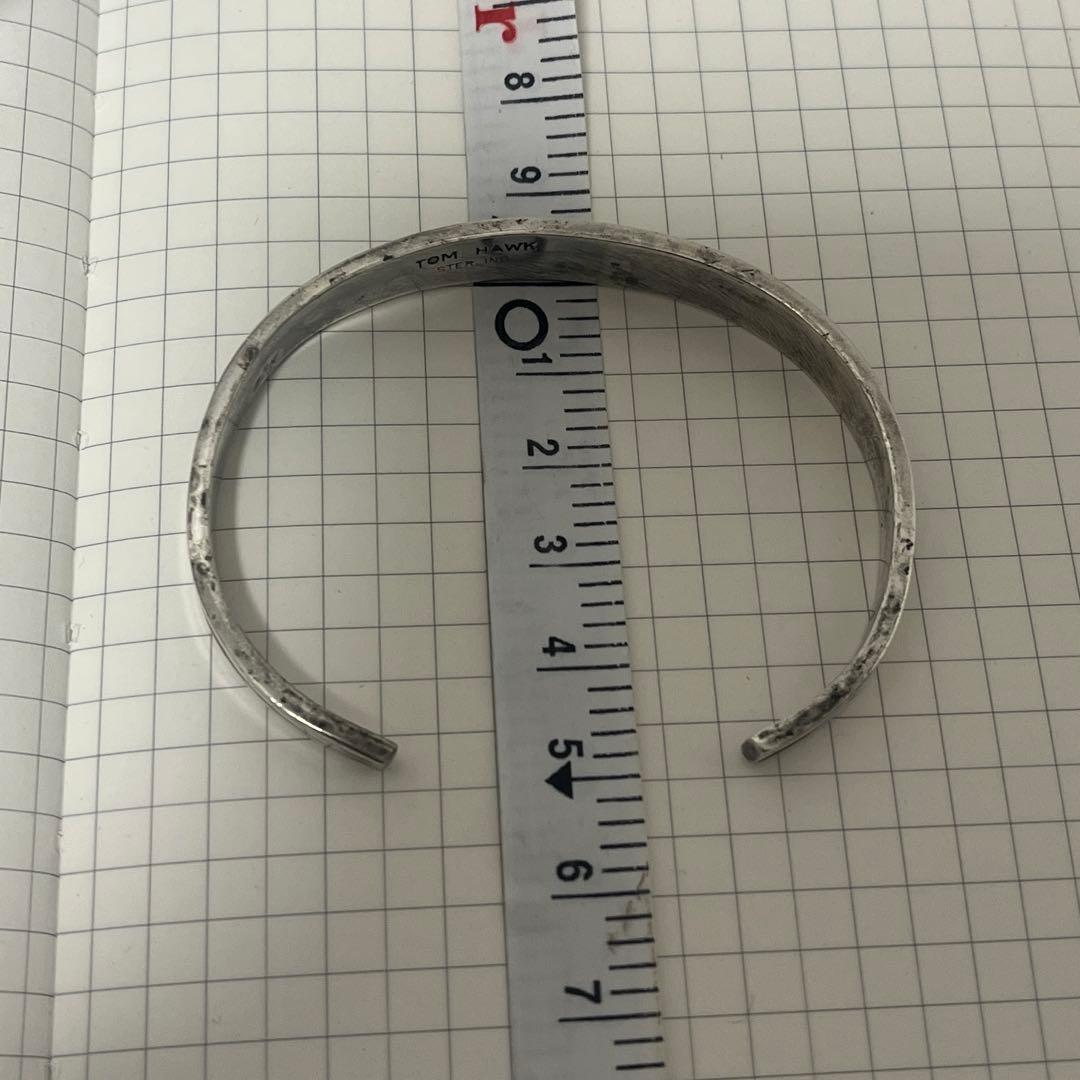 TOM HAWK シルバーバングル 925 STERLING 3ライン ナバホ