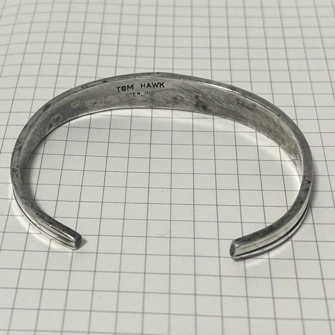 TOM HAWK シルバーバングル 925 STERLING 3ライン ナバホ