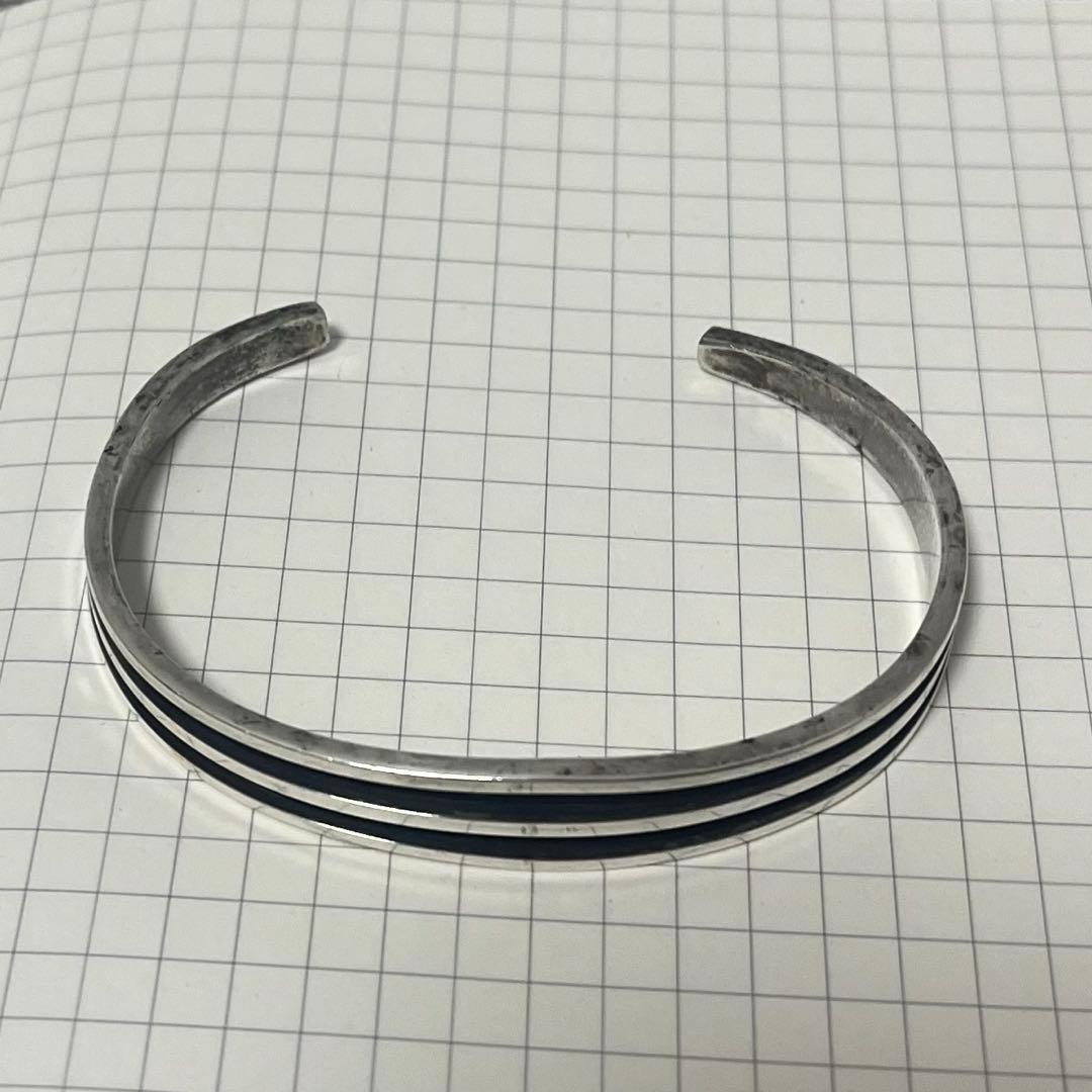 TOM HAWK シルバーバングル 925 STERLING 3ライン ナバホ