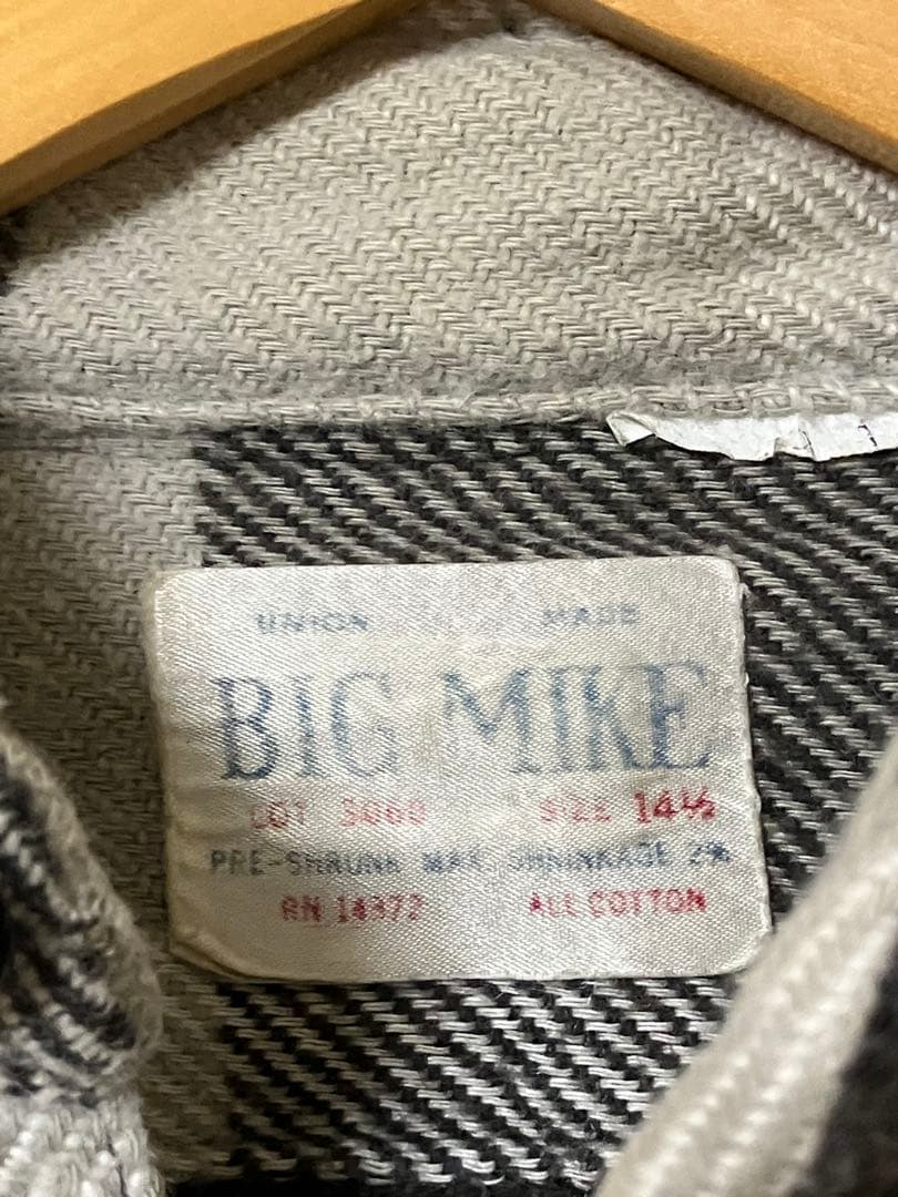 60-70s BIGMIKE ネルシャツ
