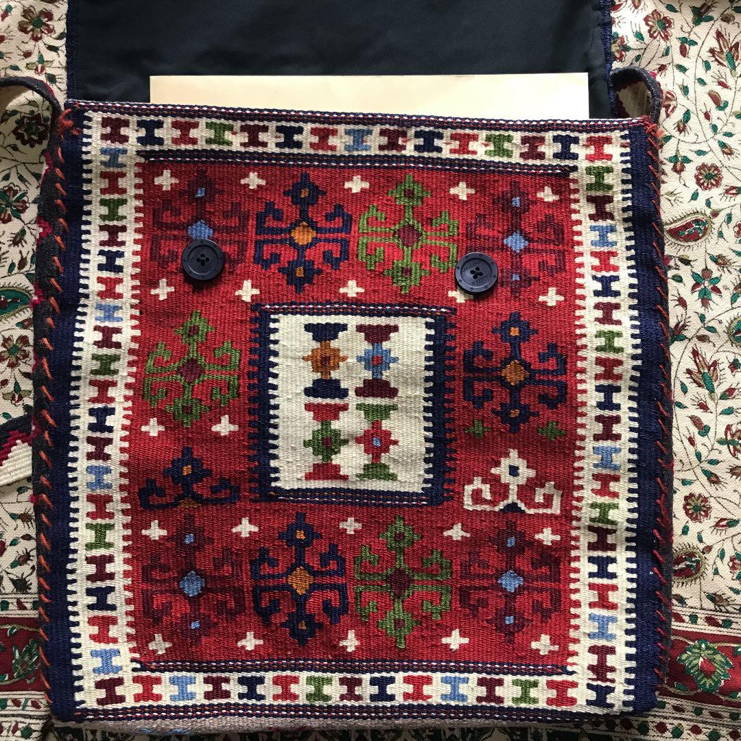 手織り特注  ペルシャギリムショルダーバック