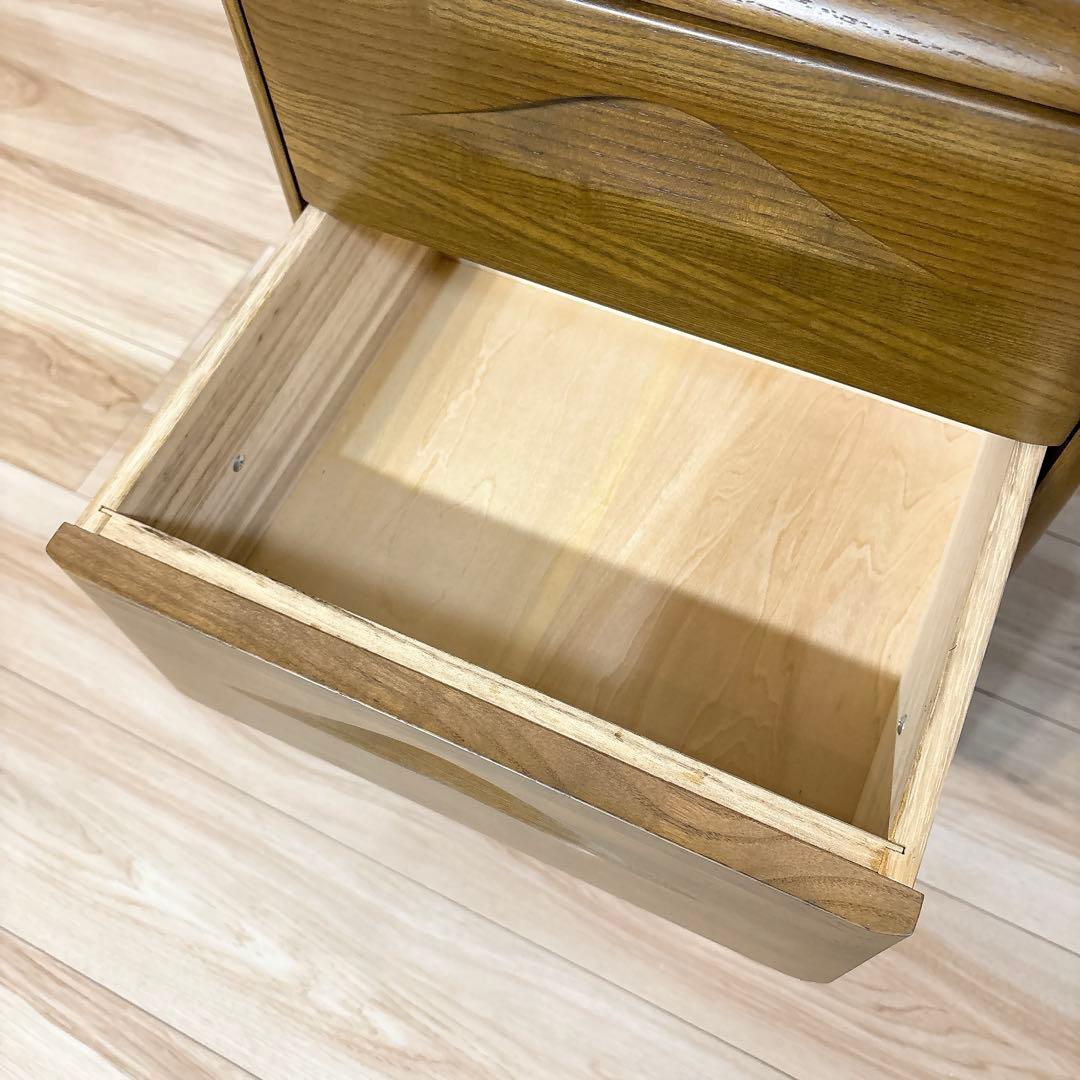 ✨極美品✨ カリモク 電話台 キャビネット コンセント付き 4段引出し 送料無料