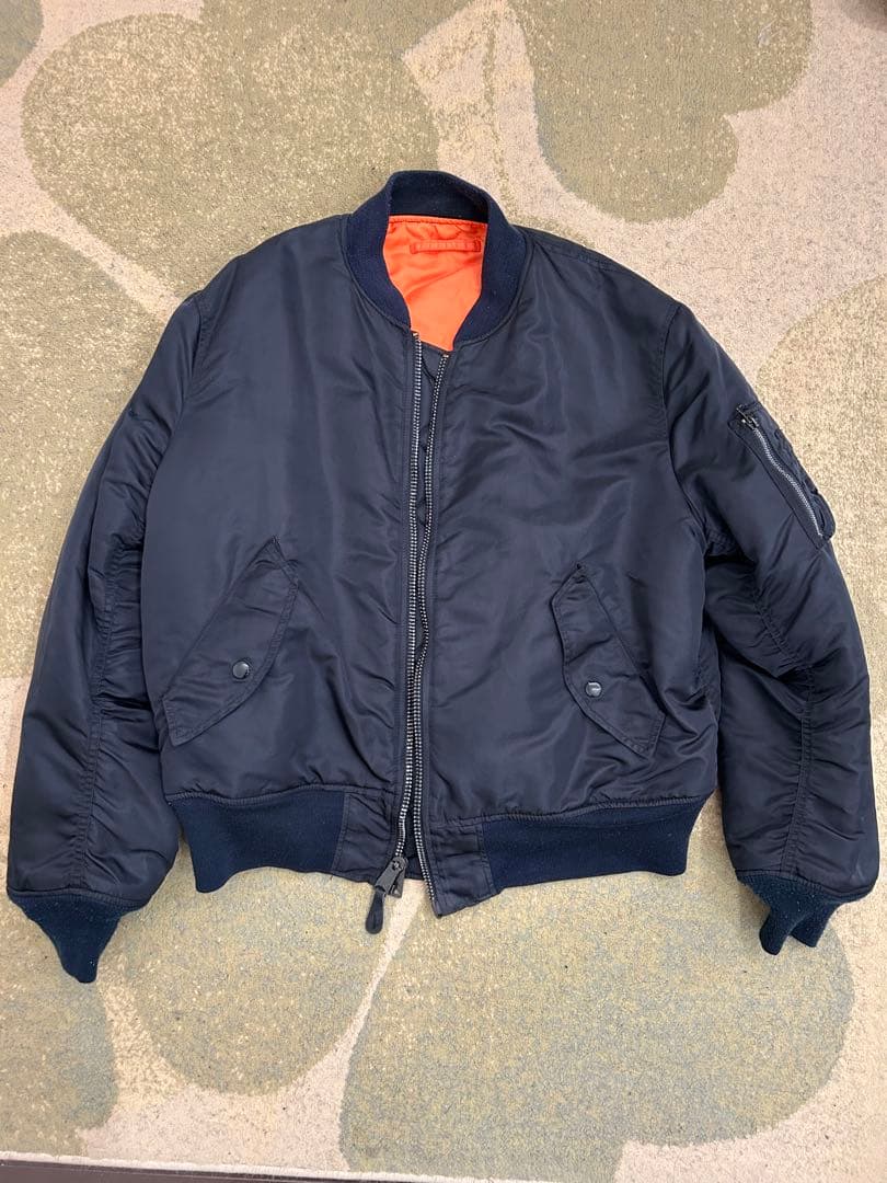 ALPHA MA-1フライトジャケット ブラック