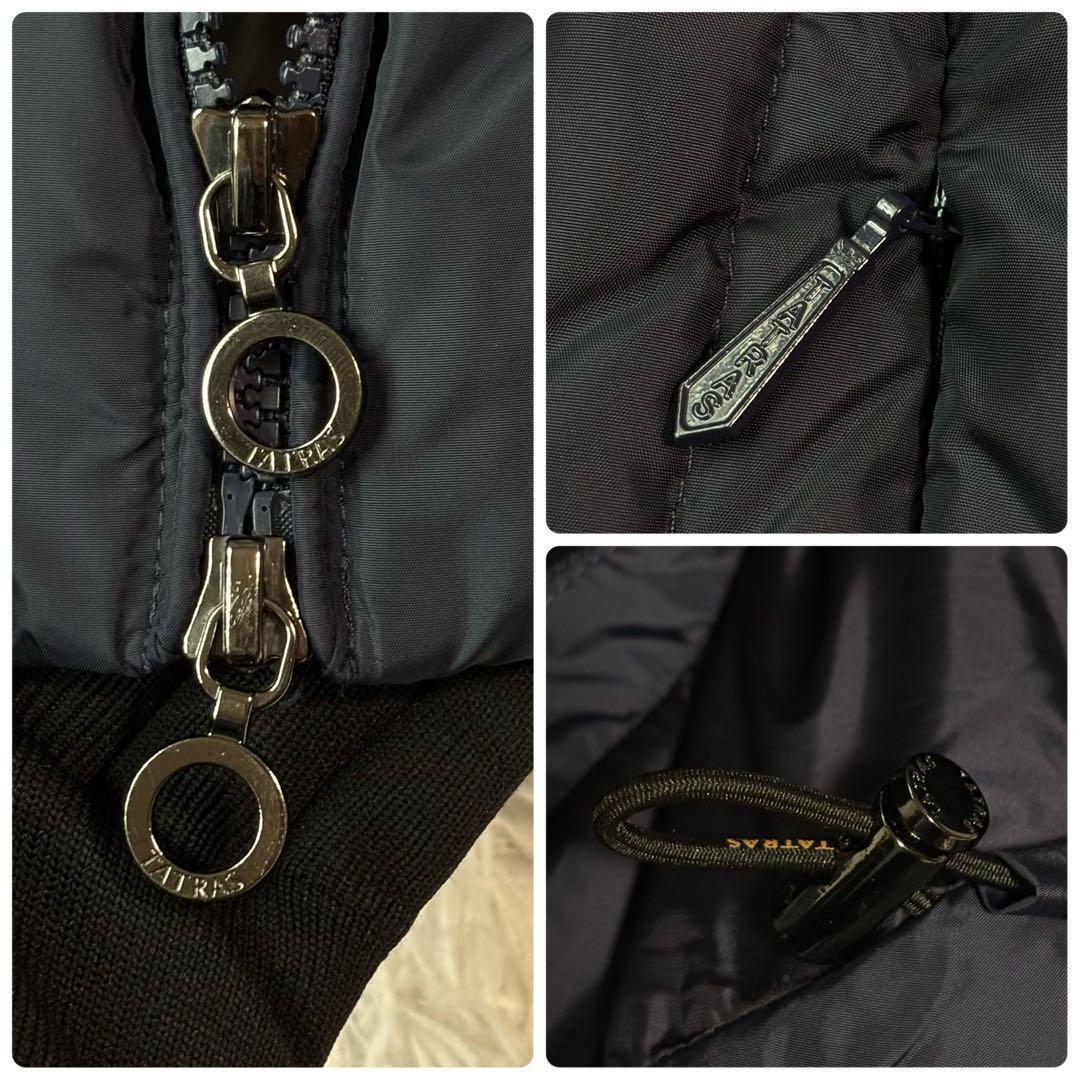 未使用級XXL✨タトラス ダウンコート ポリテアマ 2way ロング丈 ネイビー