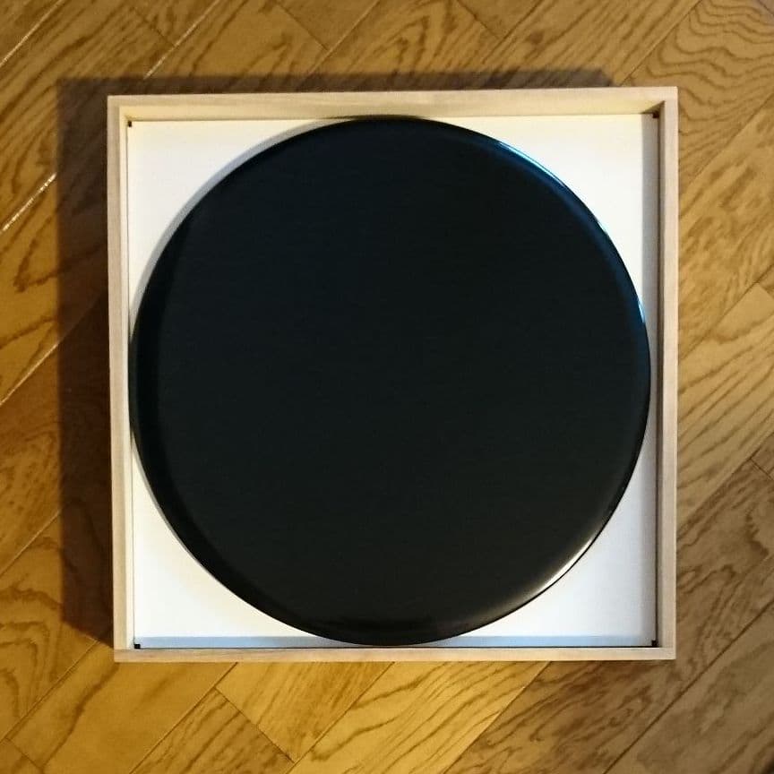 252) 輪島塗 日乃丸盆