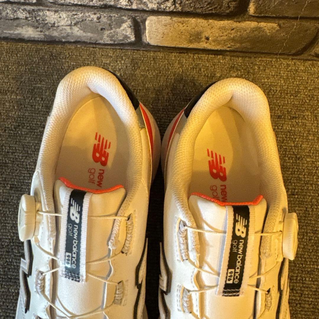 ニューバランス 996 レディース ゴルフシューズ ホワイト 24.5