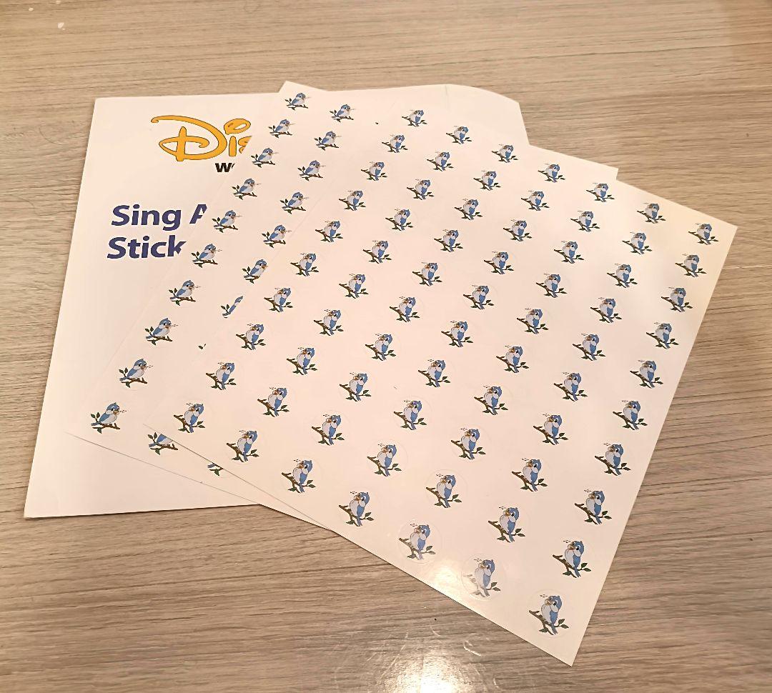 シングアロング　DVD/CD12枚　ポスター、ステッカ　 ディズニー英語システム