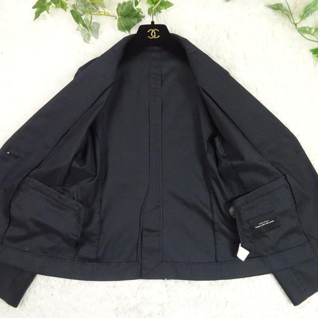 美品　ユナイテッドアローズ　ストレッチ　ウォッシャブル　パンツスーツ　M　黒