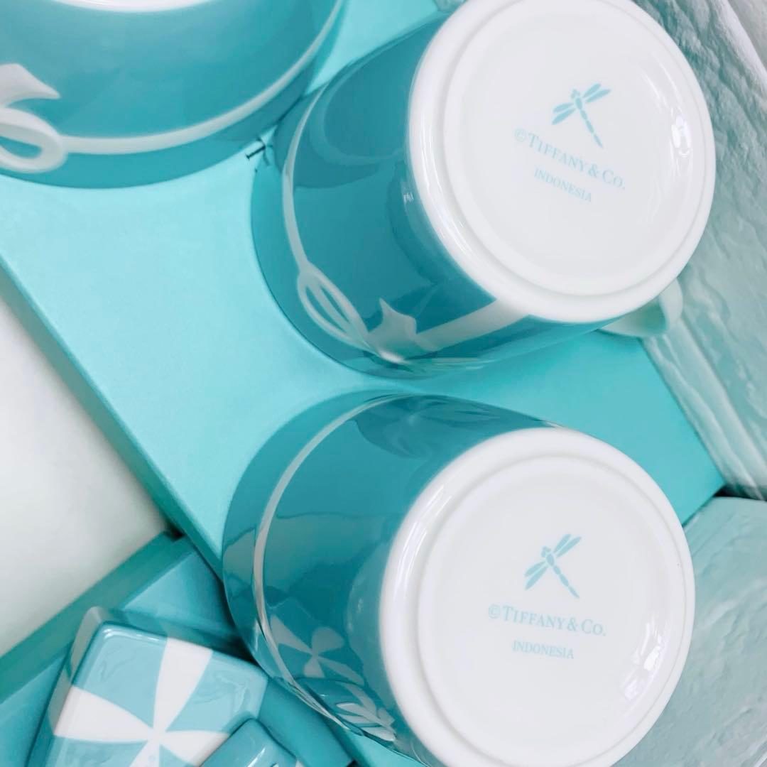 未使用品　Tiffany＆Co. ティファニー　ブルーリボン　食器　9点セット