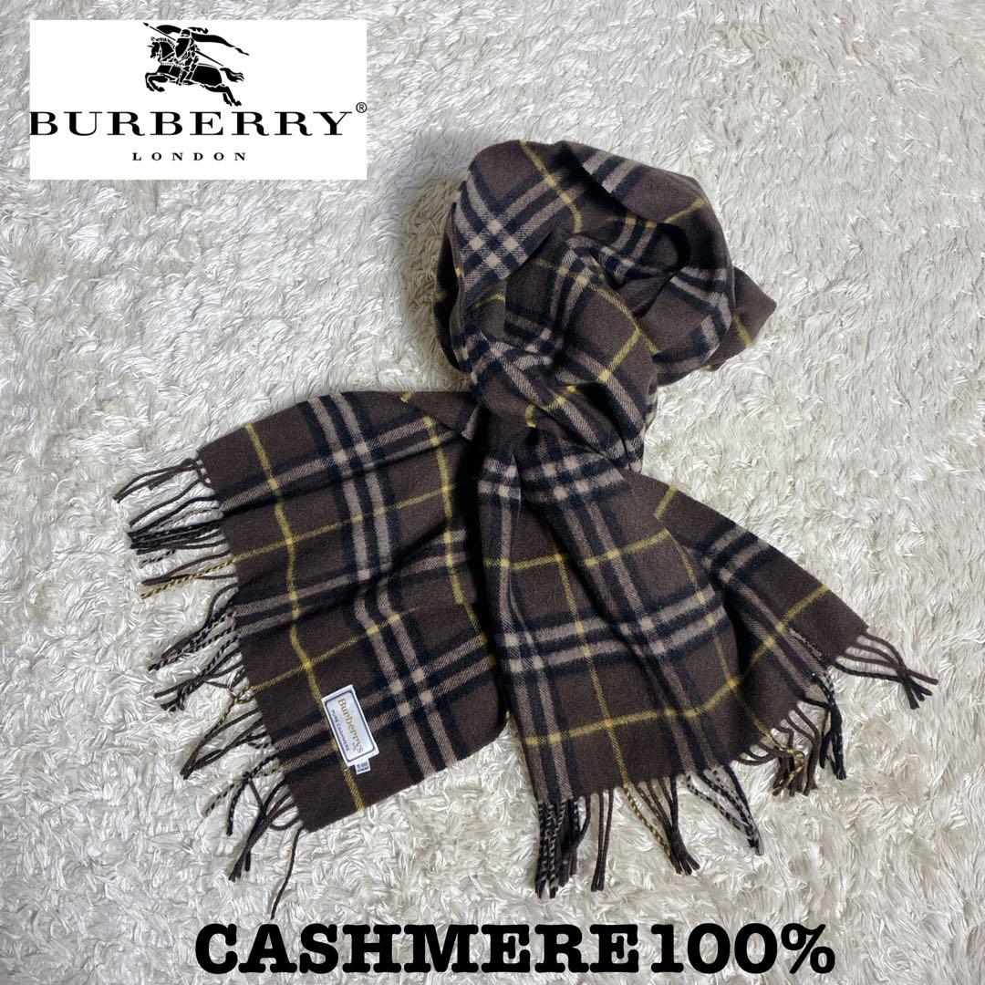 小物 Burberrys CASHMERE100% Novacheck scarf