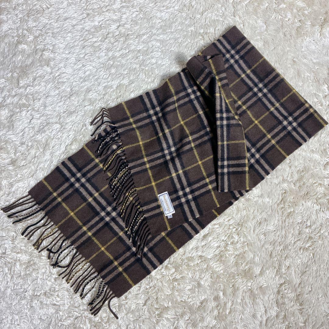 小物 Burberrys CASHMERE100% Novacheck scarf