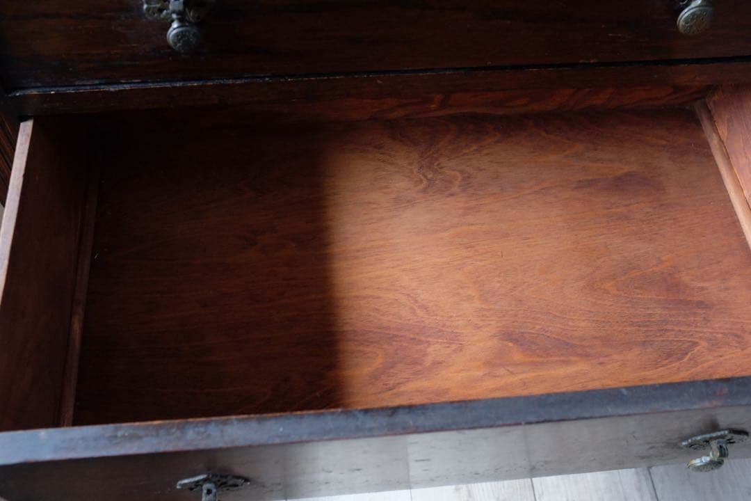 イギリス アンティーク 家具 ビューロー1930 オーク材キャビネット 店舗什器