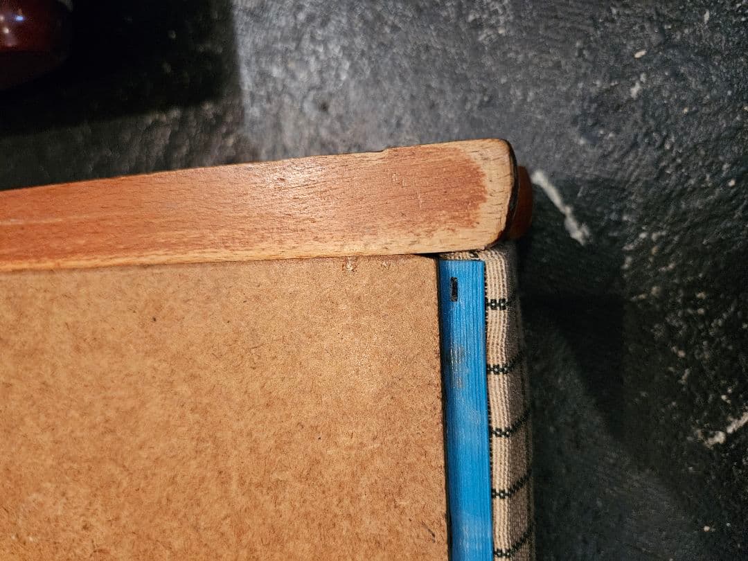 座椅子　椅子　ストライプ　チェア　希少　レア　昭和レトロ　アンティーク