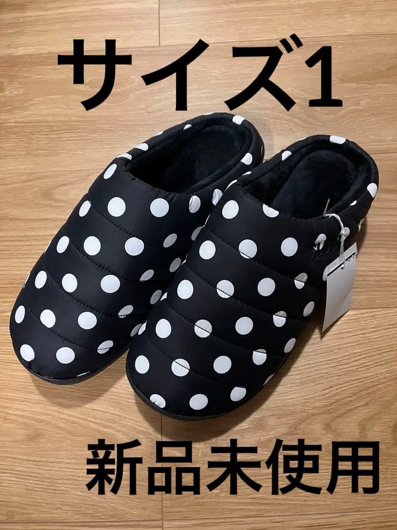 スブ　SUBU スリッパ 24.0〜25.5cm ドット　水玉　サイズ1