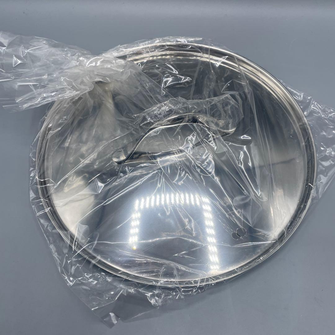 未使用 Barazzoni My Lady 蓋付き 両手鍋 24cm