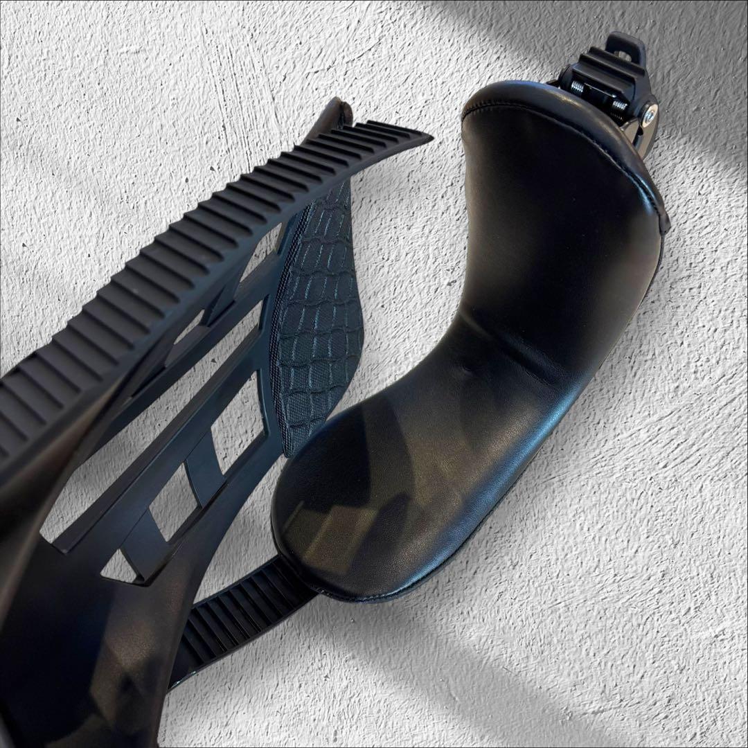 K2 INDY Mサイズ マットブラック スノーボード　ビンディング