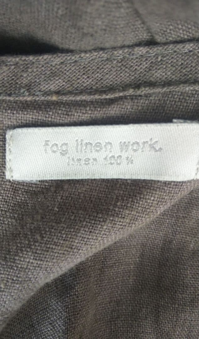 fog linen work カタリナ リネン100% オールインワン