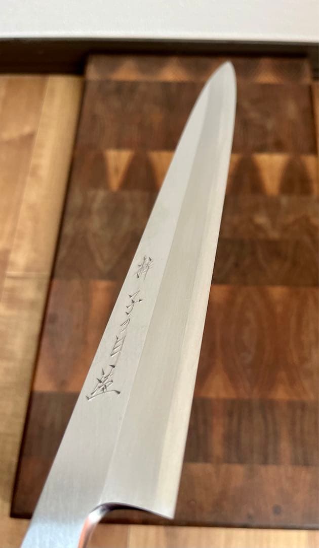 子の日　梓　柳刃　300mm 尺　包丁　刺身　和包丁　未使用　鞘付