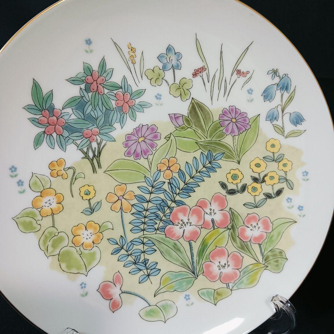 ノリタケ　オールド　パーティーセット　プレート　6客　花柄　レトロ　レア