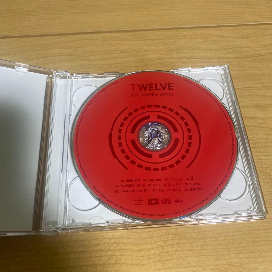 Mrs. GREEN APPLE TWELVE 初回限定盤