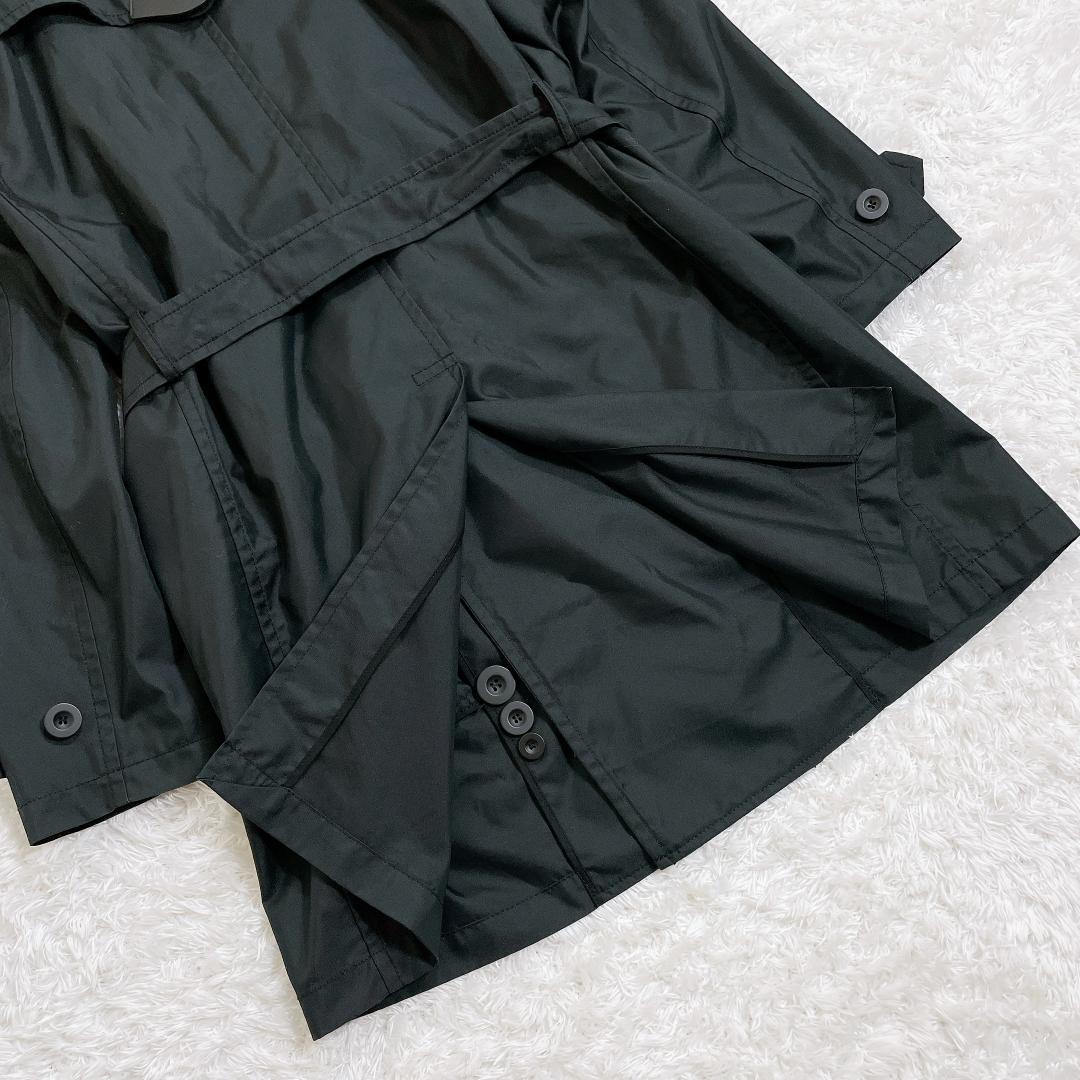 【美品】 COACH コーチ メンズトレンチコート ブラック ベルト付き M