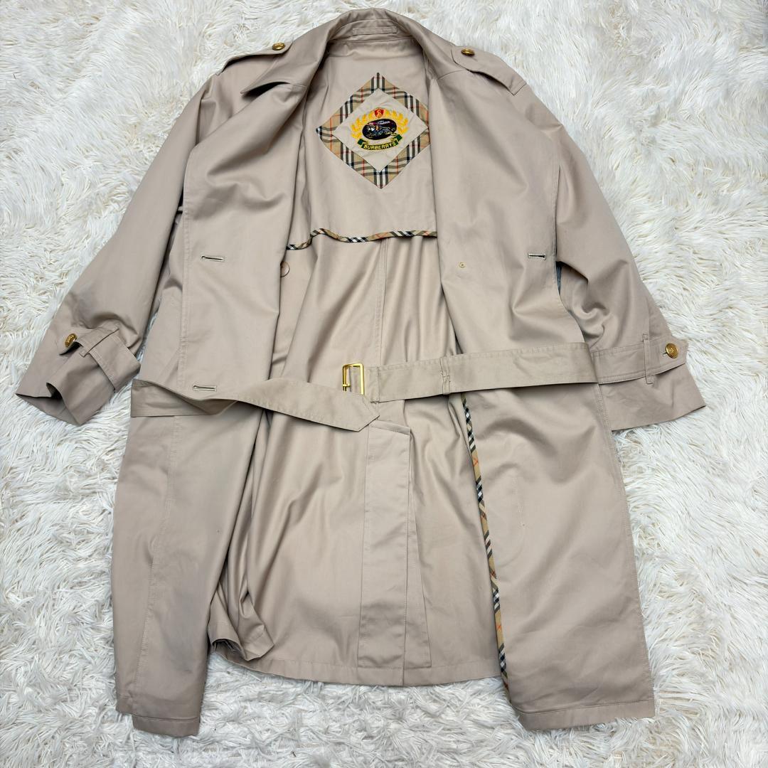 （美品 金ボタン） Burberrys バーバリー トレンチコート 7AR