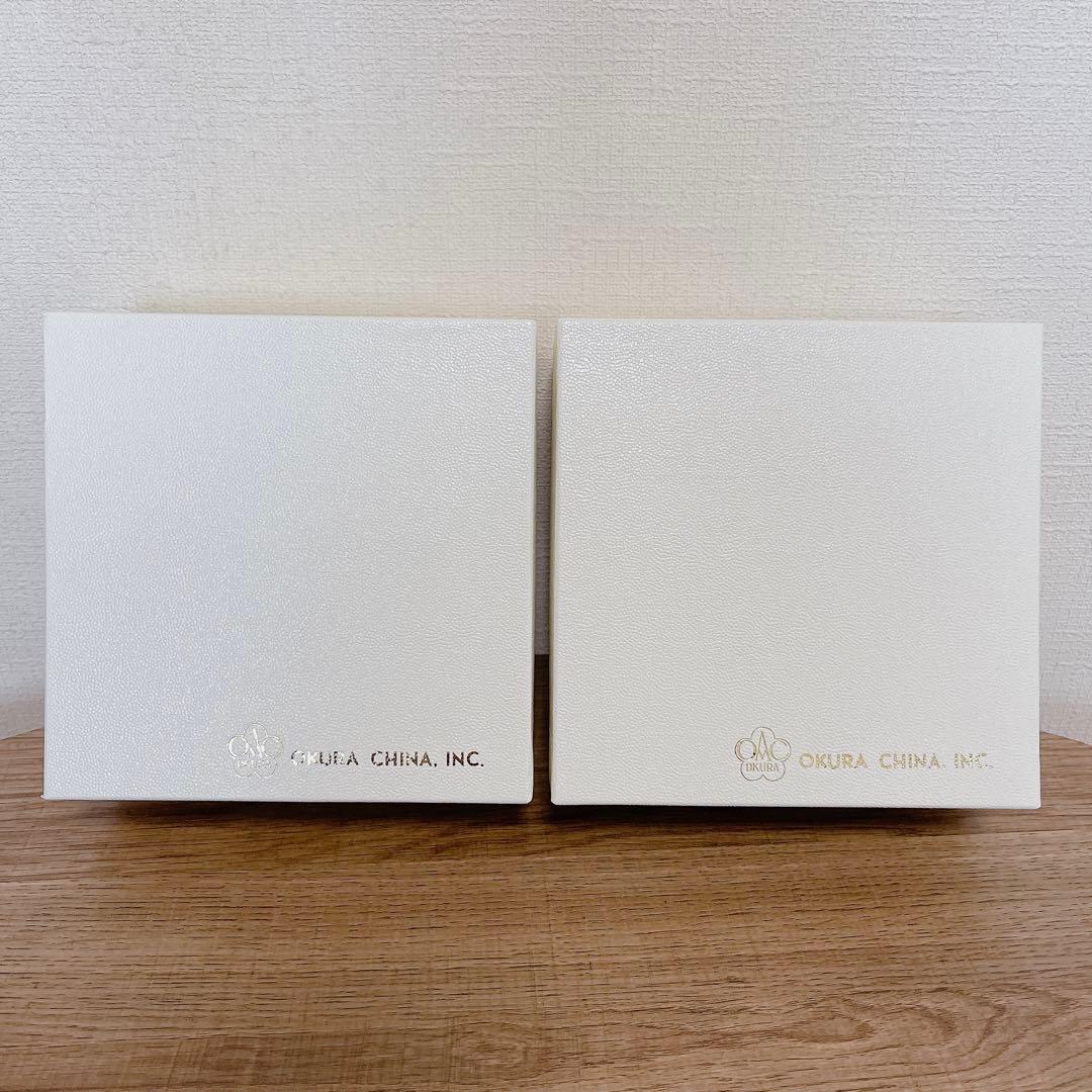 【新品・未使用】OKURA 大倉陶園 ゴールドライン 銘々皿 10枚 プレート