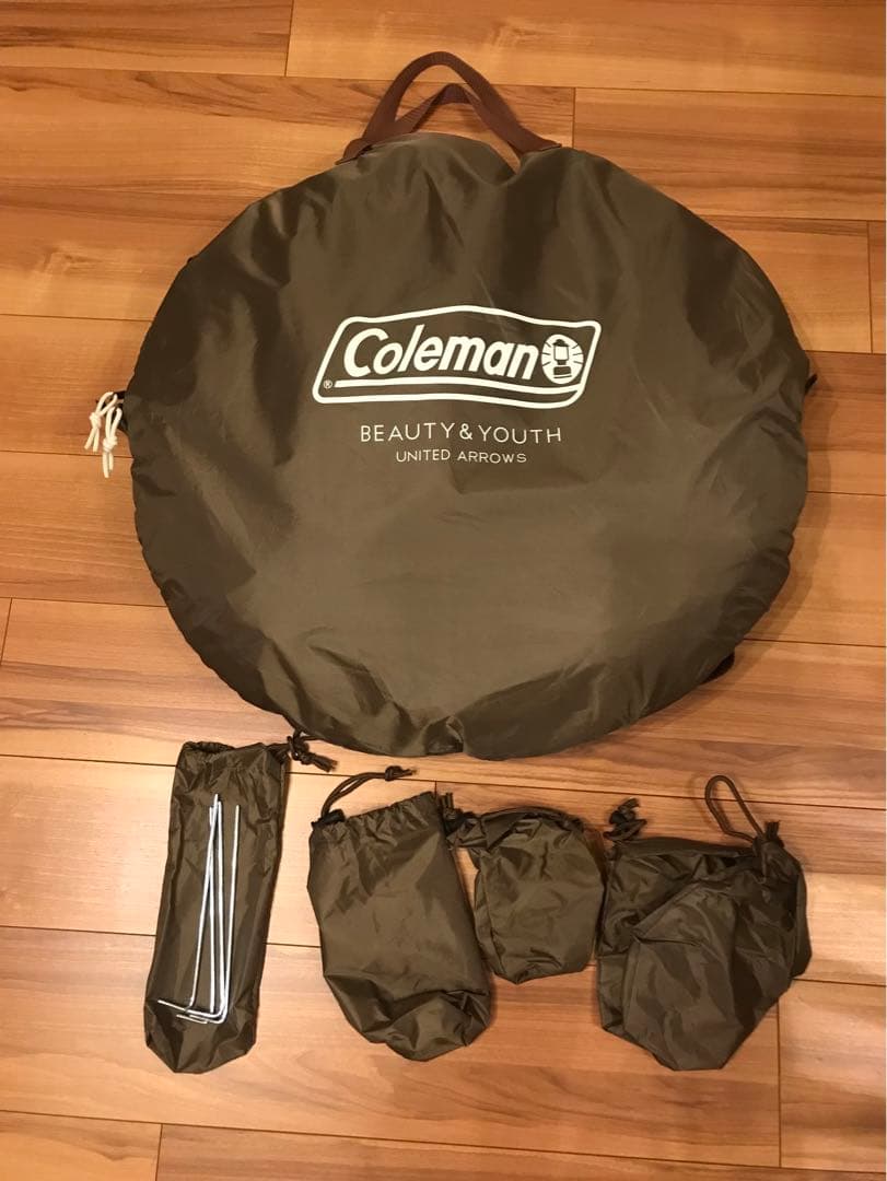 ＜Coleman＞×＜BEAUTY&YOUTH＞ テント等3点セット　アウトドア
