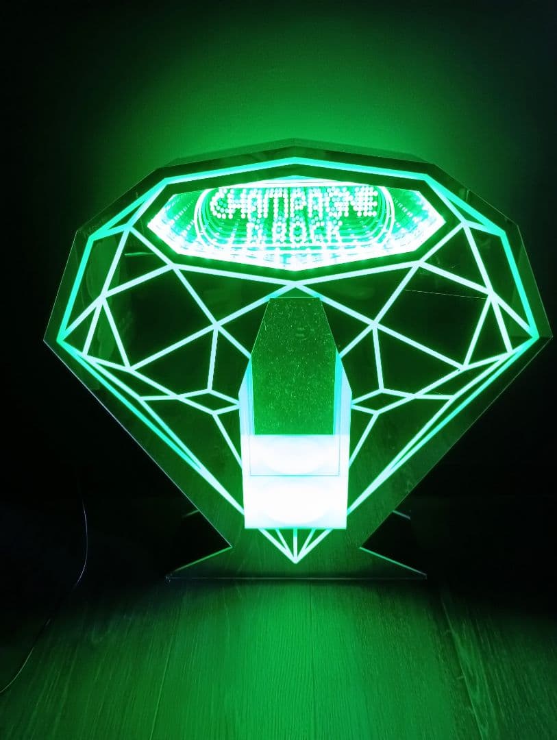 光るシャンパンボトルホルダー D.ROCK LEDライト