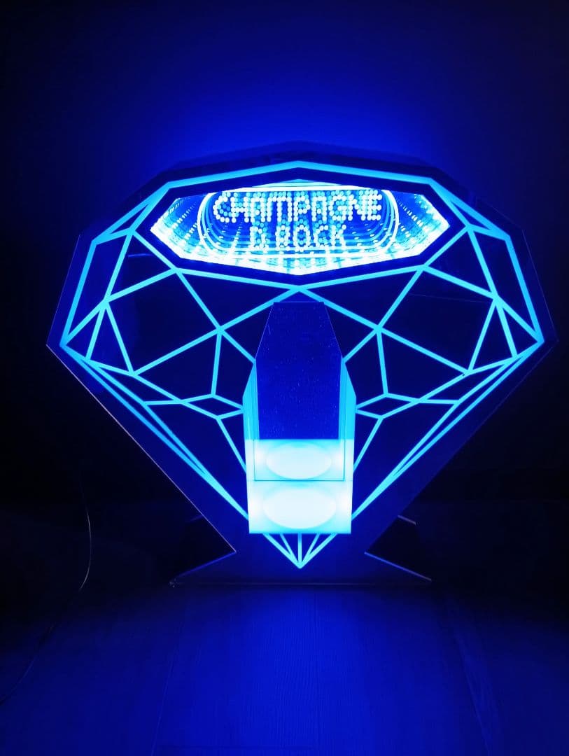 光るシャンパンボトルホルダー D.ROCK LEDライト
