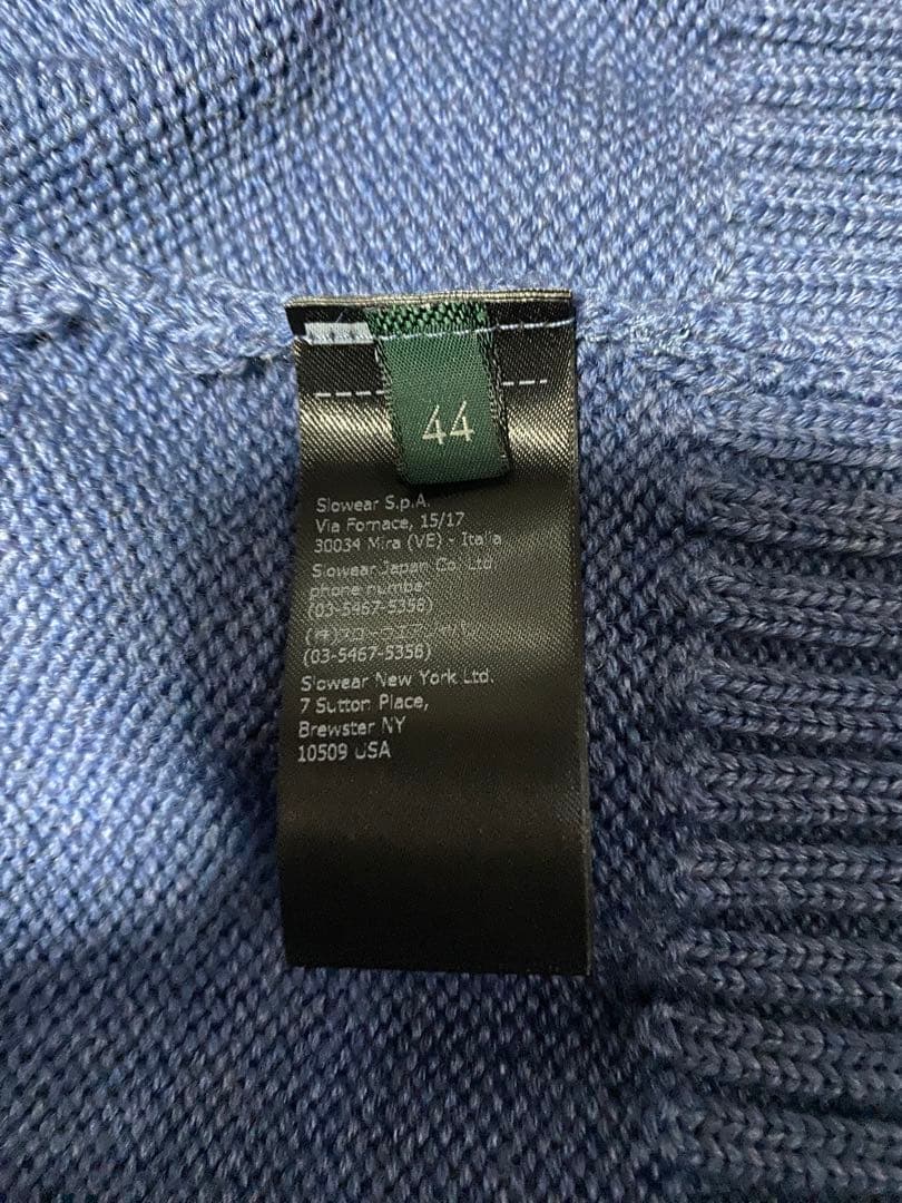 24AW ザノーネ　CHIOTO ライトブルー　44