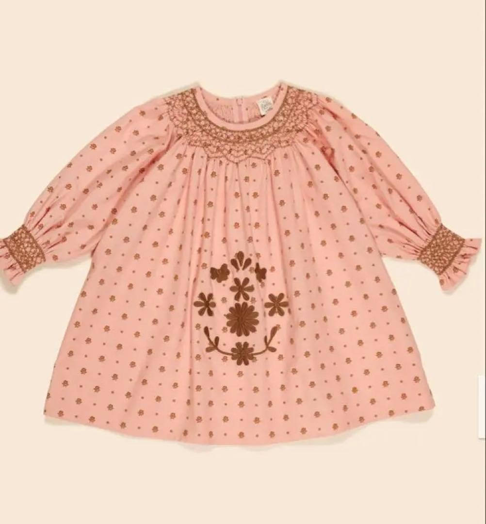 ワンピース apolina 3-5y MEADOW CALICO RIBBON