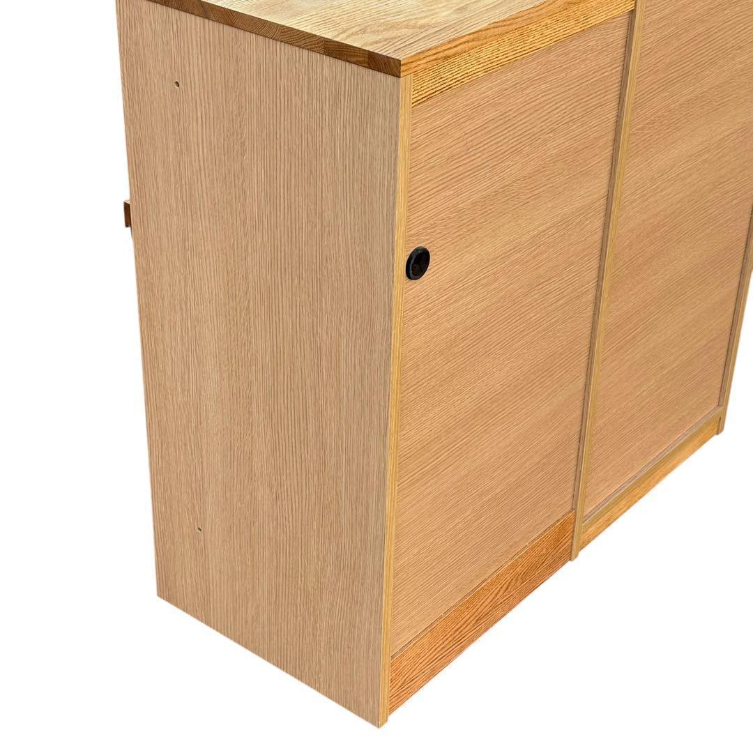 【週末セール】【美品】モモナチュラル HORM ホルム オーク材 キッチンボード