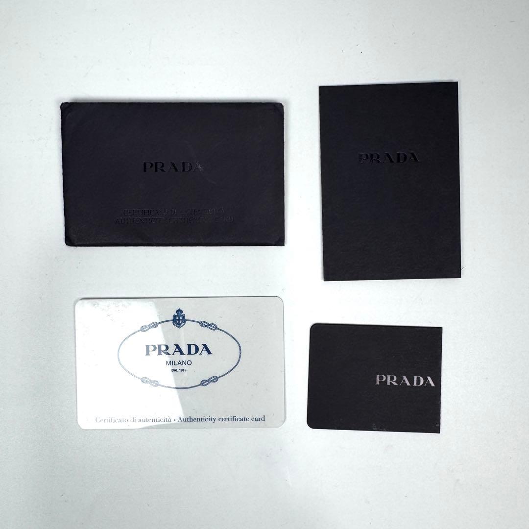 美品✨ PRADA カナパ M デニム トートバッグ ネイビー