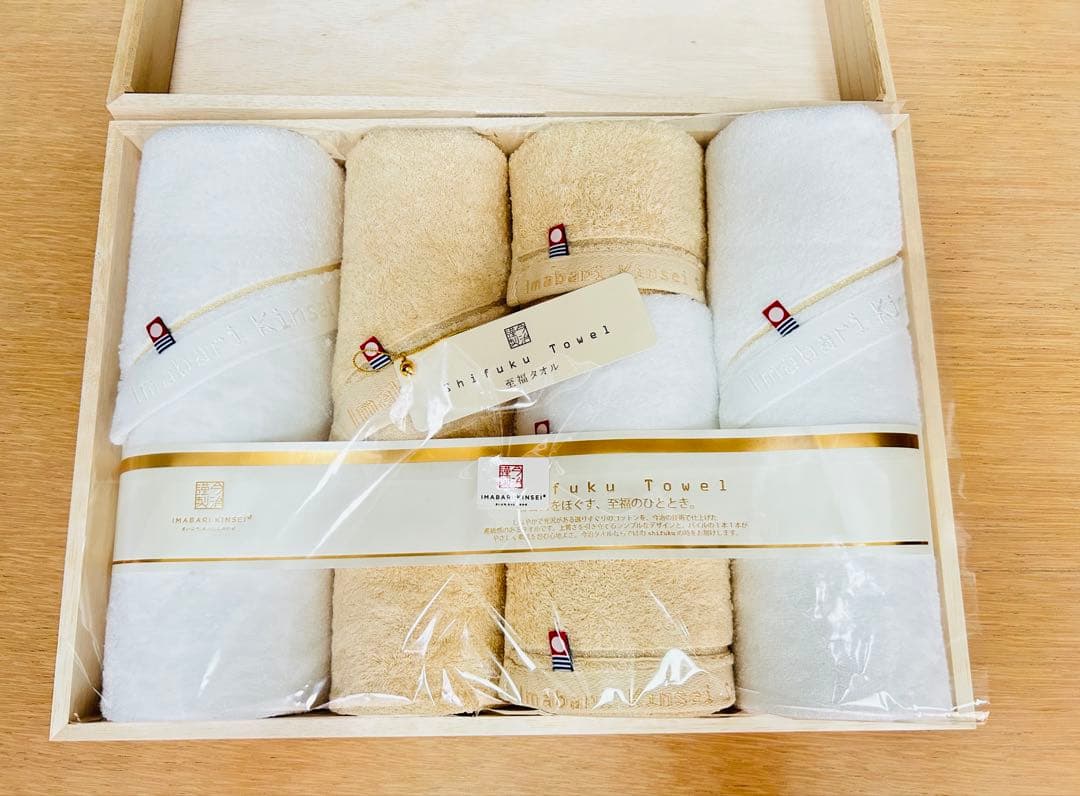 今治謹製　タオルギフトセット　木箱入り