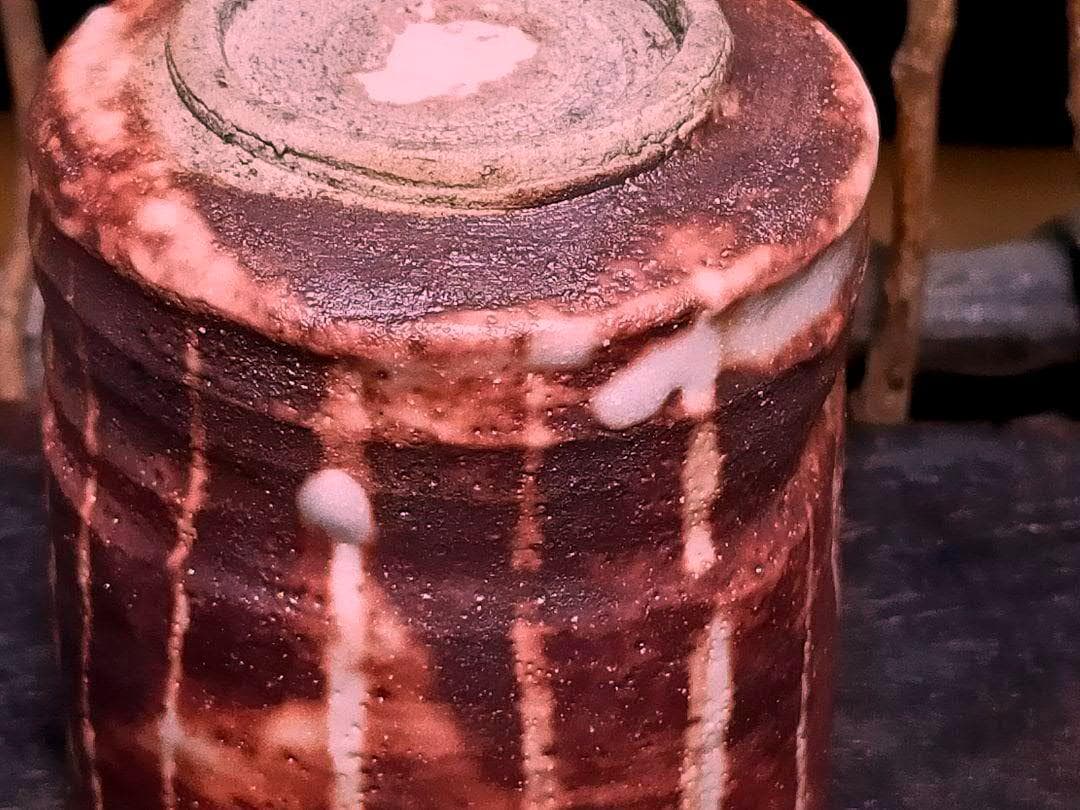 ♥美濃焼　火入れ　桐箱付き　湯呑み　湯飲み　骨董品