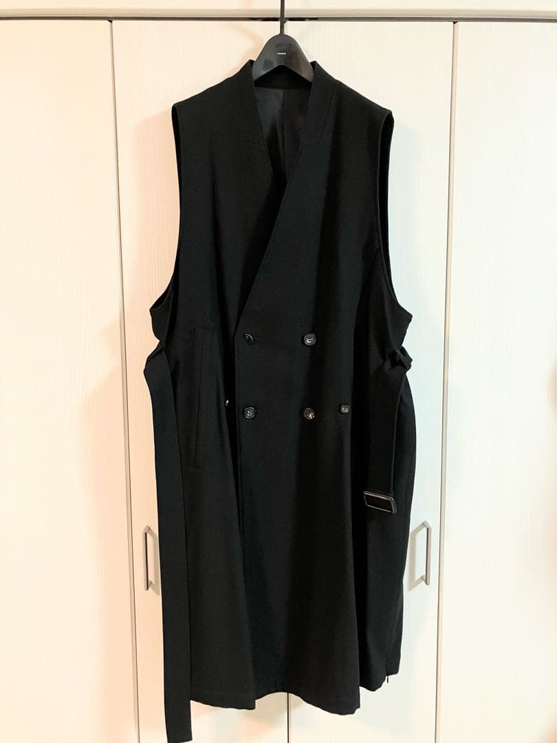 【stein】OVERSIZED LINEAR NO COLLAR COAT