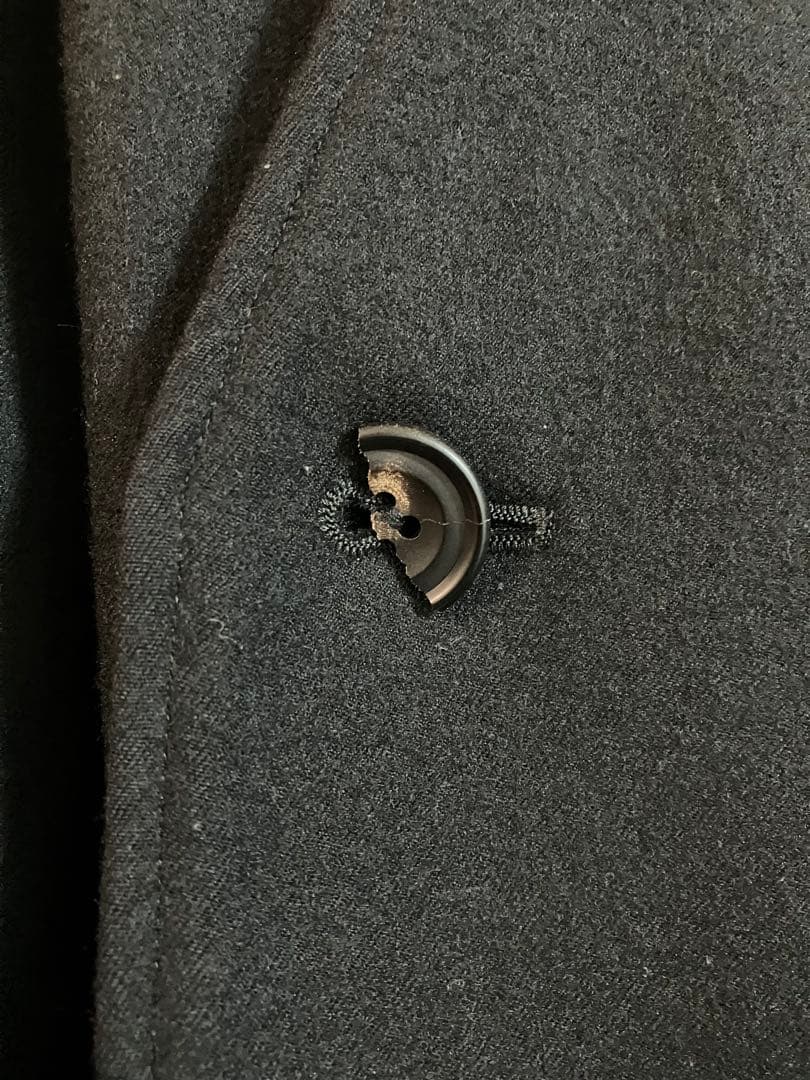【stein】OVERSIZED LINEAR NO COLLAR COAT