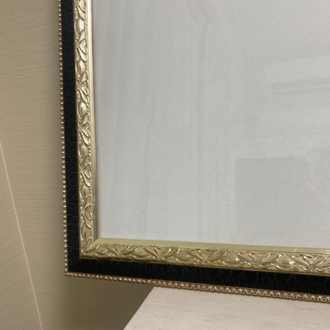 額縁　ゴールド額　金額縁　高級水彩額　絵画額縁　豪華　ポスター
