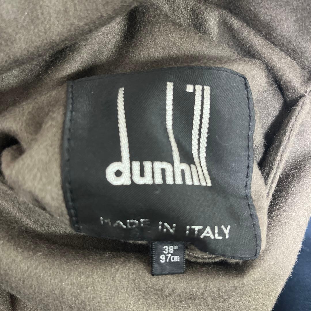 【dunhill】リバーシブルボンバージャケット 38/ダンヒル 綿×カシミヤ混