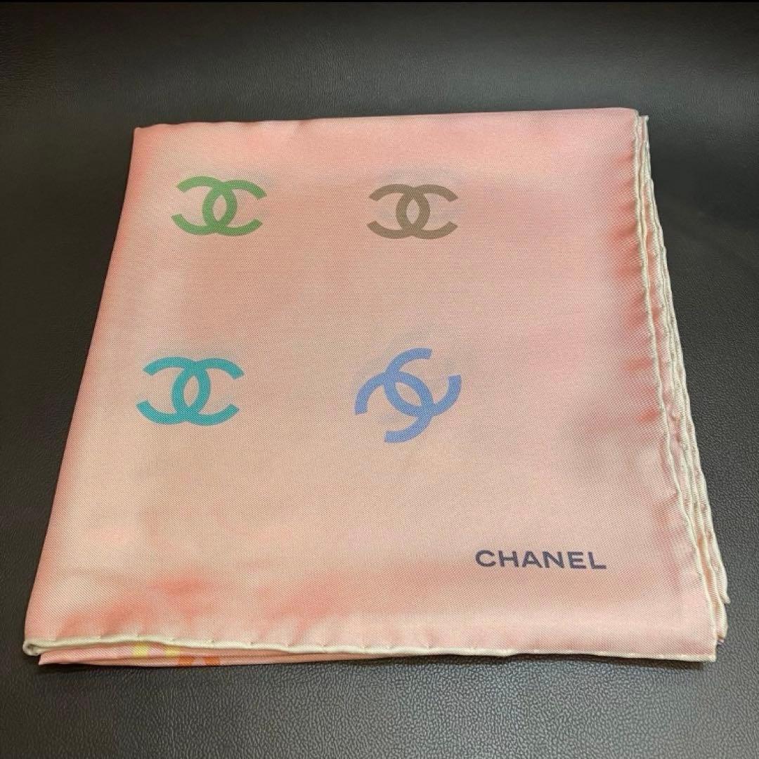 CHANEL シャネル 新品未使用　 CCマーク♡シルクスカーフ