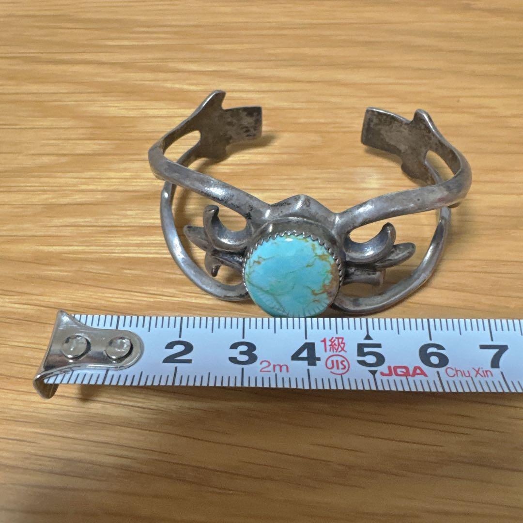 NAVAJO ナバホ　バングル　ターコイズ　STERING
