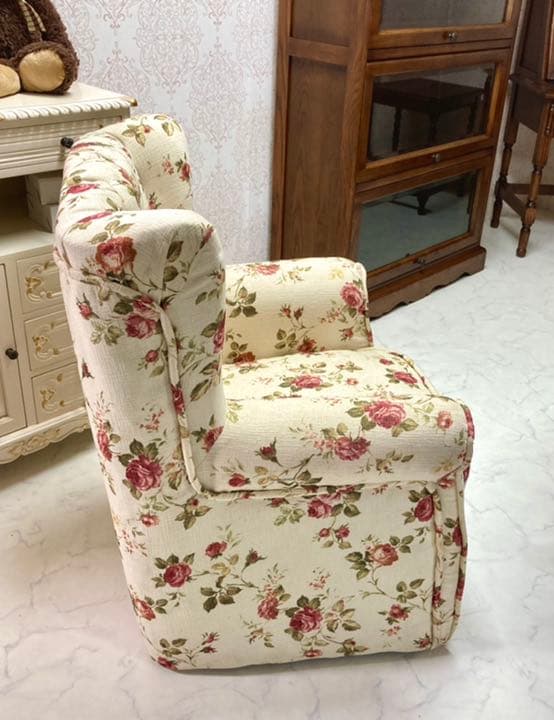 最終価格！新品 ロココ調　お姫様家具　ヨーロッパ家具　ウィングソファ　1人掛け