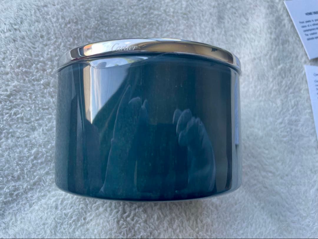 新品未使用　希少Cartier Wood box Anthracite Grey