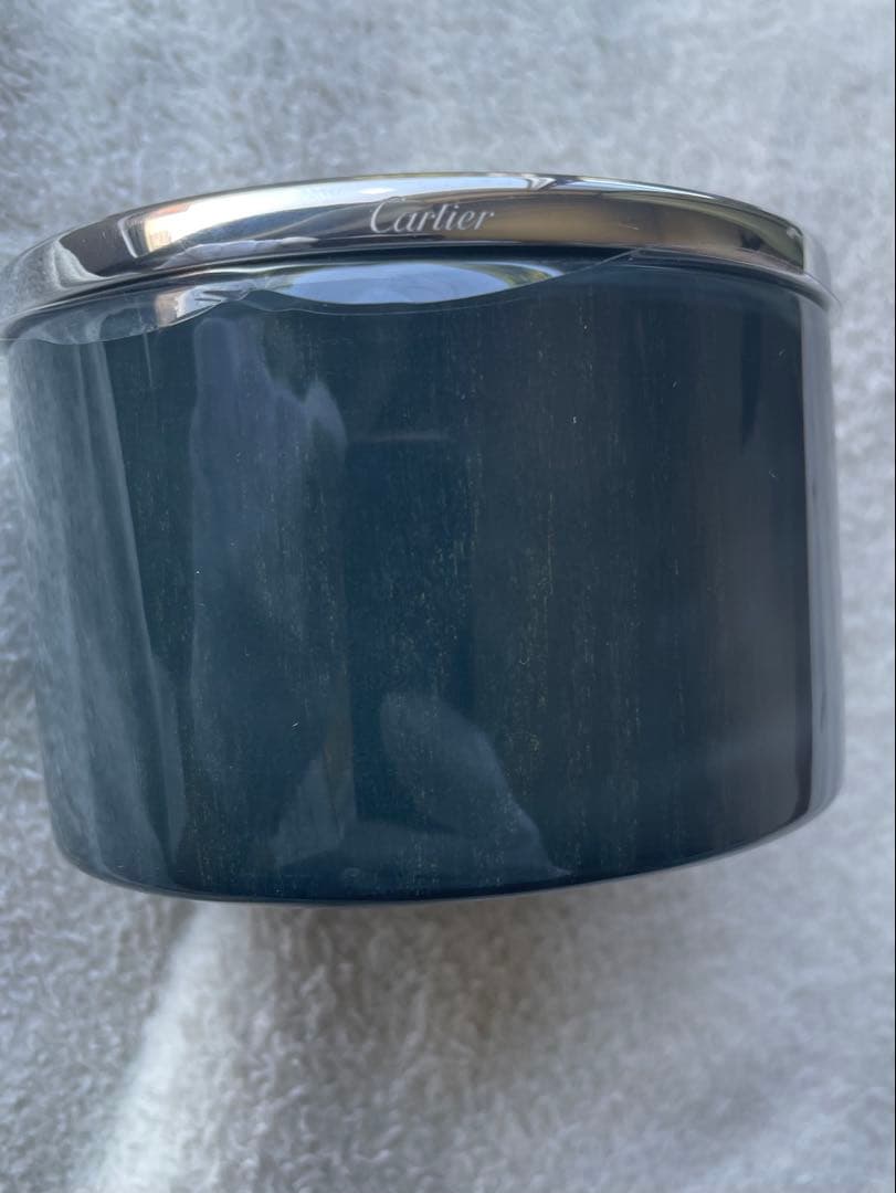 新品未使用　希少Cartier Wood box Anthracite Grey