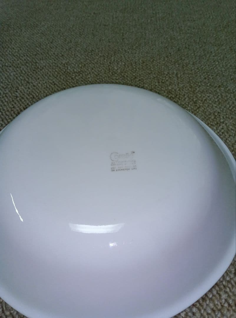 CORELLE 白地に青い花模様の皿 5枚セット