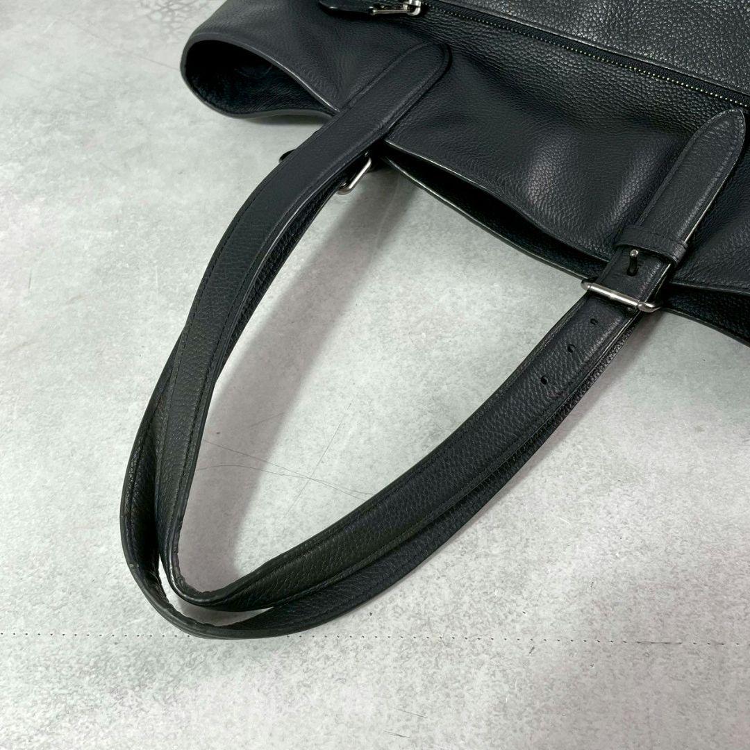 極美品 コーチ メトロポリタン トートバッグ ビジネスバッグ レザー A4可 黒