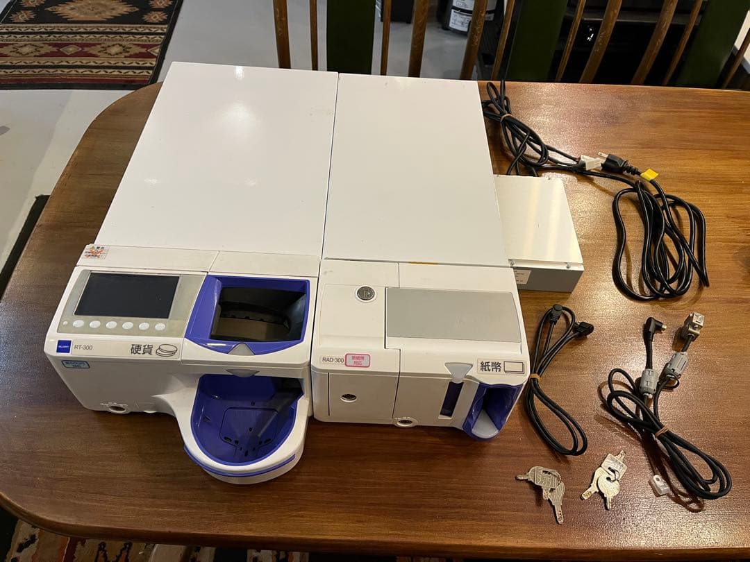 【新500円&新札対応済み】glory RT-300 RAD-300 レジ釣銭機